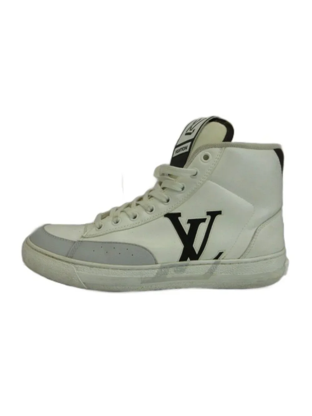 Louis Vuitton Charlie Line Sneakers Leather High Cut Monogram LV Logo